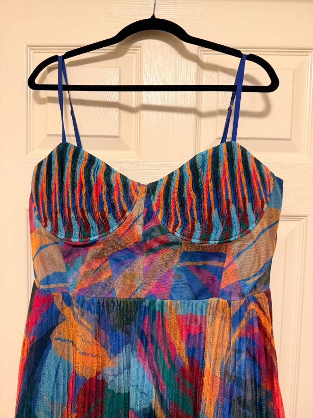 Anthropologie Hutch Pleated Sweetheart Dress - Picture 5 of 6